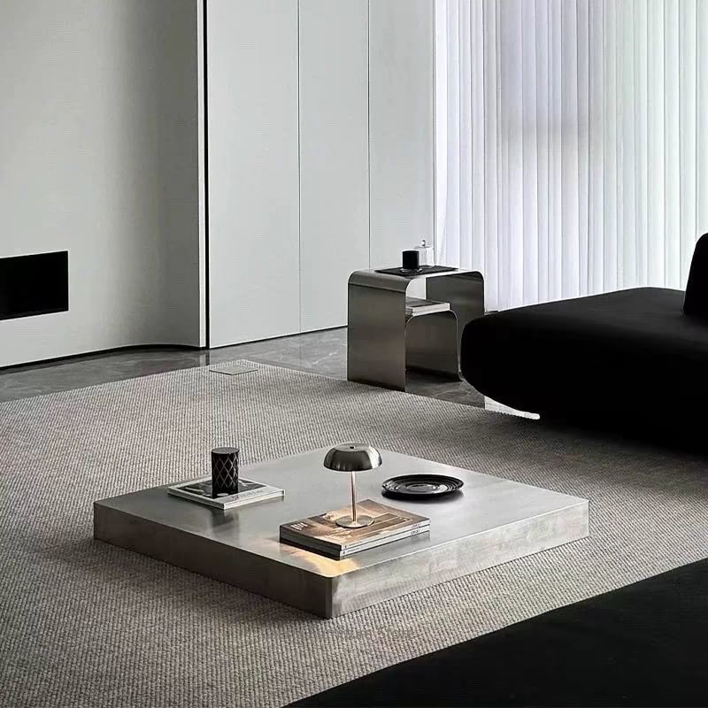 Desk Setup Minimalist - Nordic Creatief Design RVS Hoektafel Eenvoudige