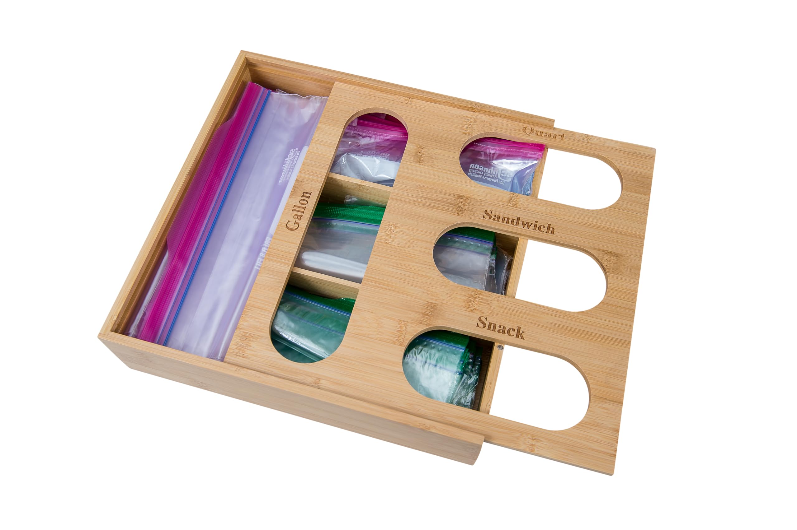 Drawer Organizer Bamboo - Lipper International bamboe opbergzak, organizer en