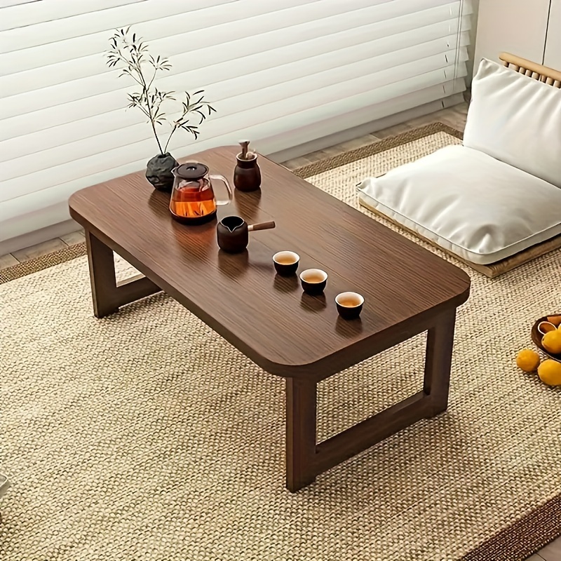 Desk Setup Minimalist - Opvouwbare draagbare bijzettafel Bamboe tafelblad Houten