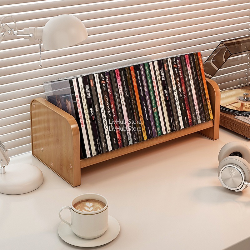 Desk Setup Home - CD-houder bureau-organizer, schattig, biedt ruimte voor