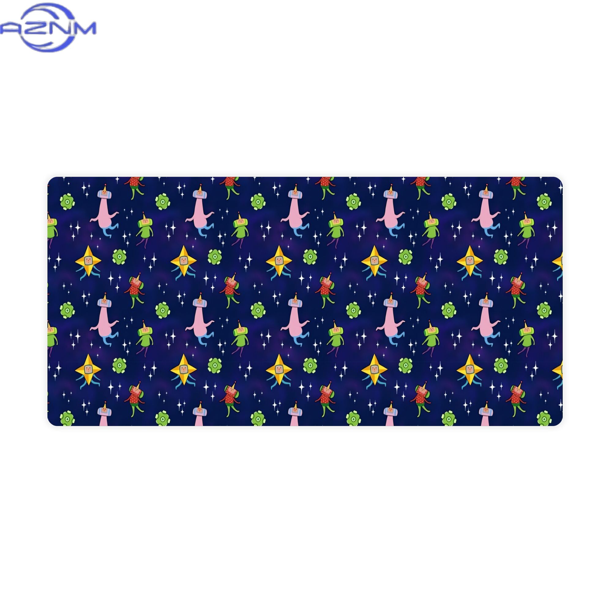 Desk Setup Streaming - Katamari Space Pattern grote bureaumat voor