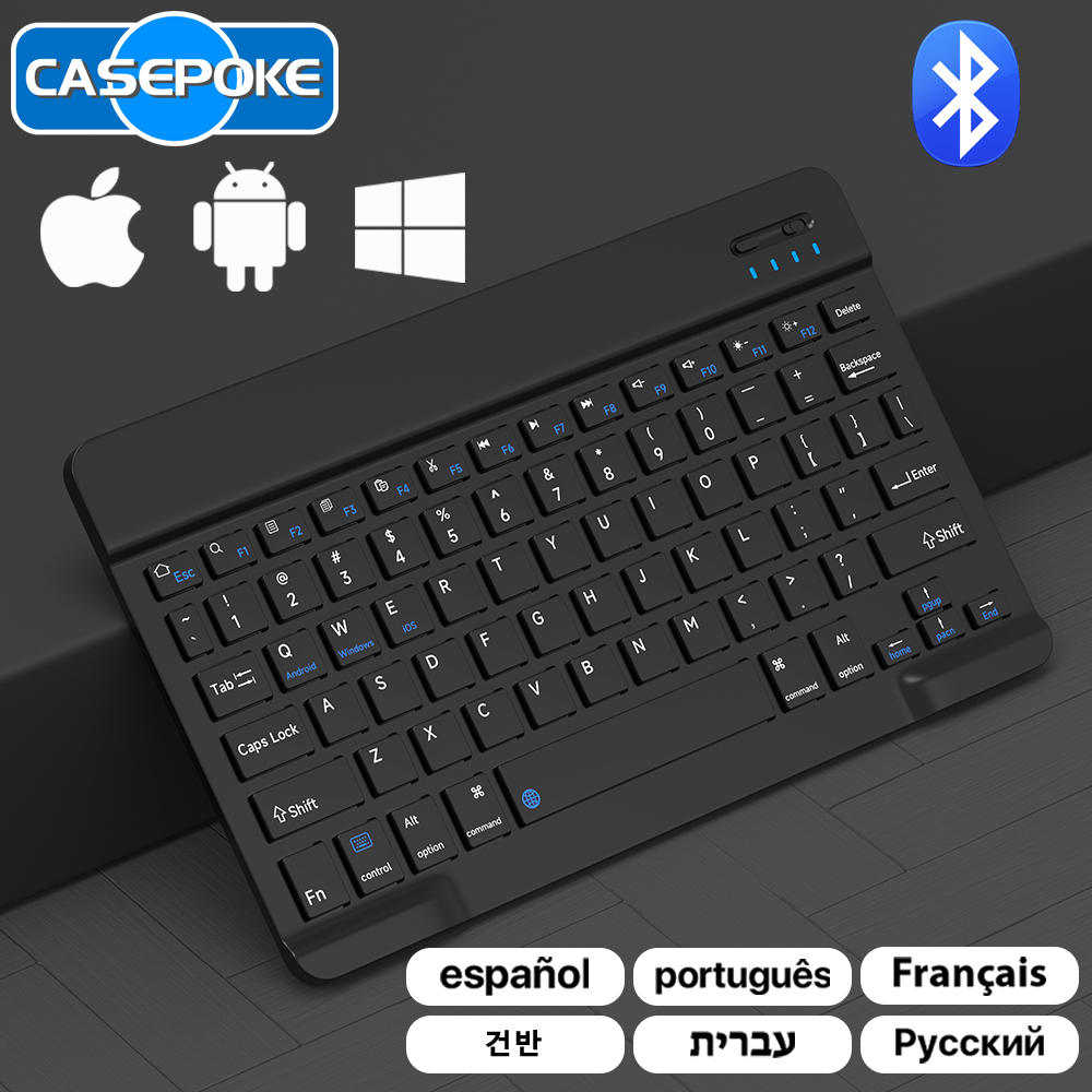 Desk Setup Keyboard - CASEPOKE Voor iPad Xiaomi Samsung Huawei