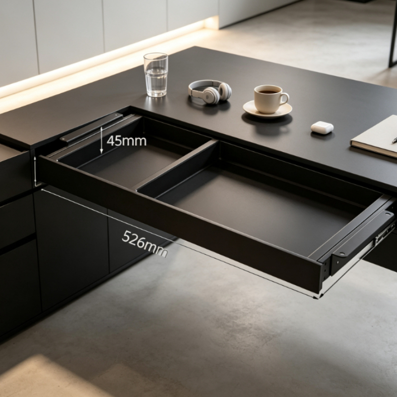 Desk Setup Home - Premium uittrekbare opberglade onder het bureau,
