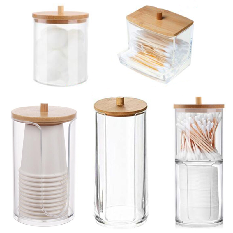 Drawer Organizer Bamboo - Acryl opbergdoos badkamer pot make-up organisator