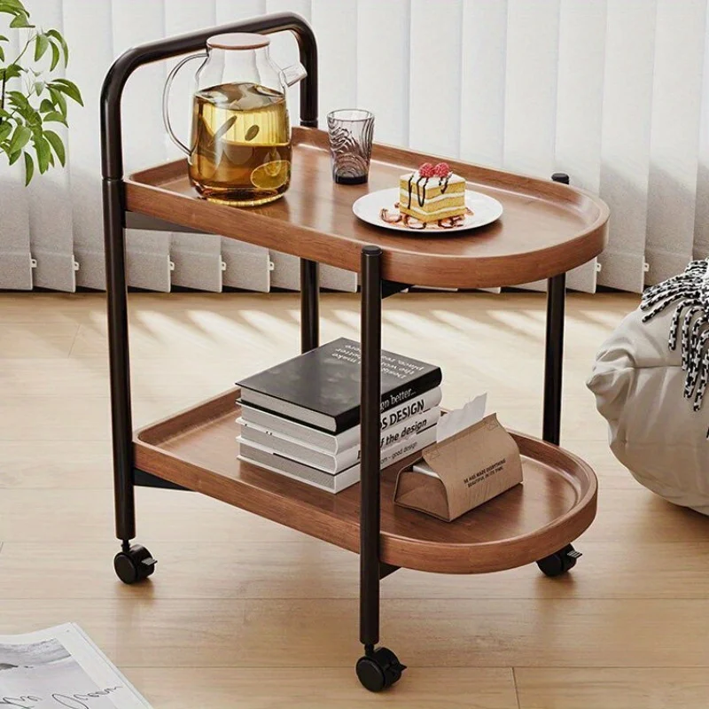 Desk Setup Minimalist - Rolbare bijzettafel in Scandinavische stijl, salontafel