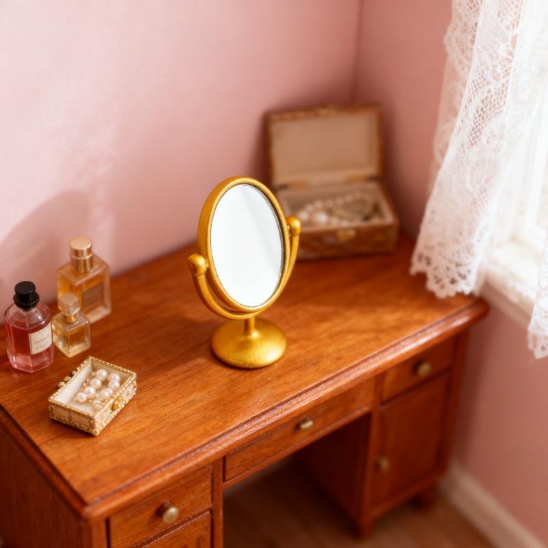 1 Stuks Miniatuur Retro Spiege - Desk Setup Vintage recensie en prijs