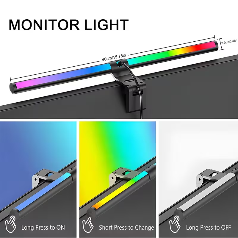 LED-monitorlichtbalk 30cm 40cm - Desk Setup For Studying recensie en prijs