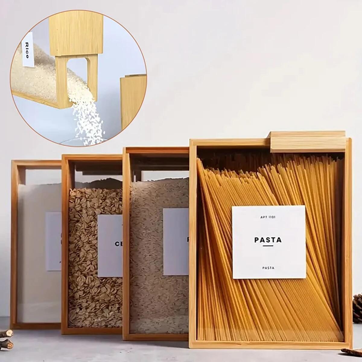Voedselcontainer Keukenorganiz - Drawer Organizer Bamboo recensie en prijs