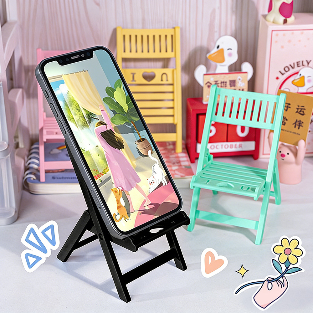 Mini opvouwbare stoel Telefoon - Desk Setup Videos recensie en prijs