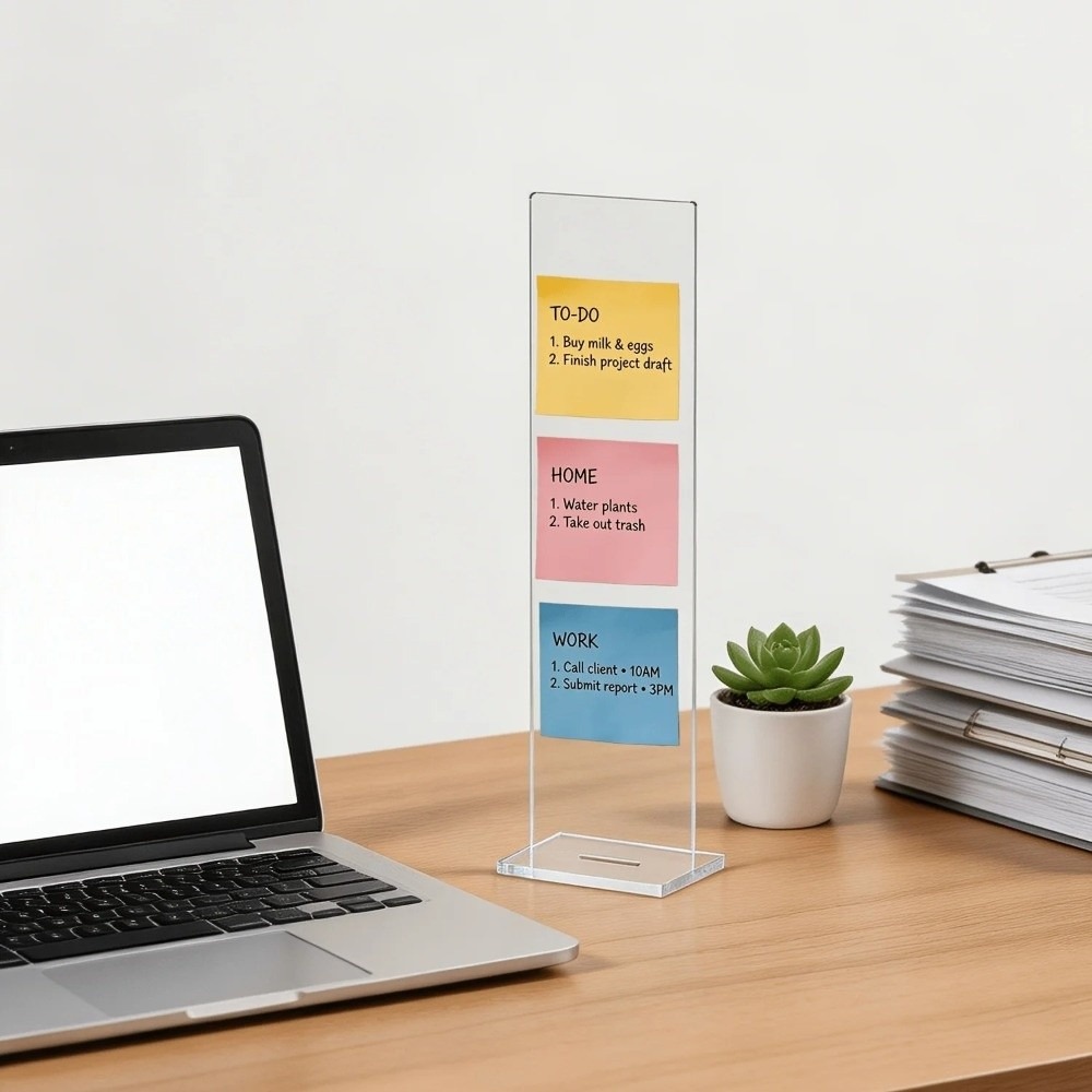 Duurzaam acryl memo-berichtbor - Desk Setup Home recensie en prijs
