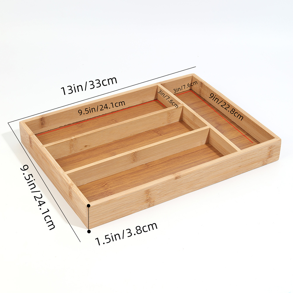 Bamboe Bestek Verdeel Opbergba - Drawer Organizer Bamboo recensie en prijs