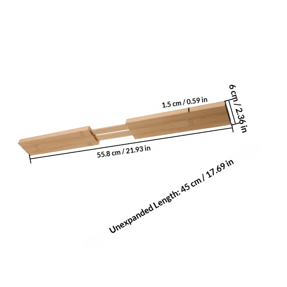 2 stuks bamboe ladeverdelers v - Drawer Organizer Bamboo recensie en prijs