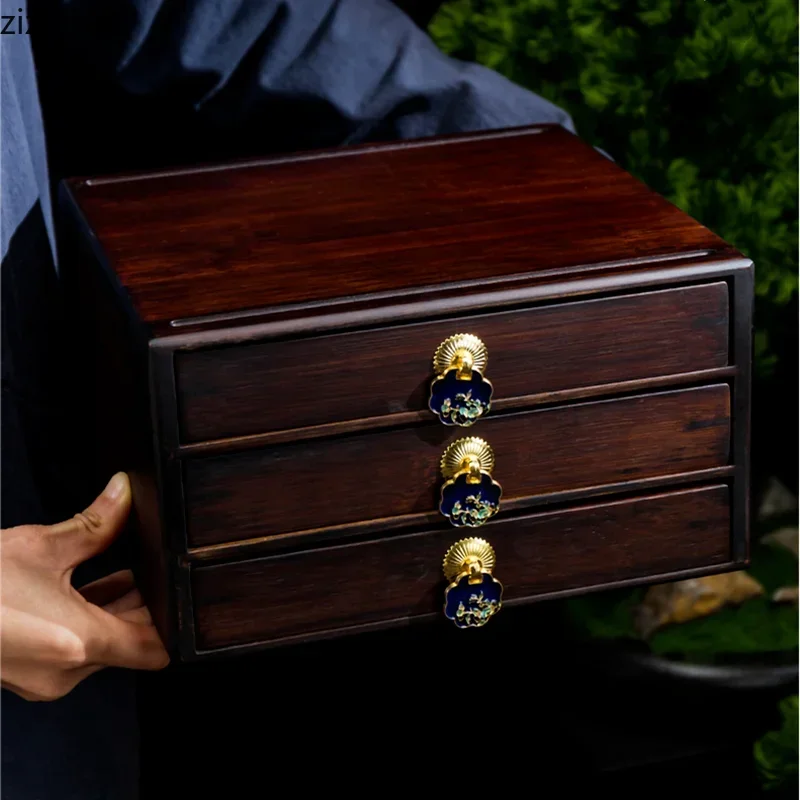Thee Taart Opbergdoos Bamboe L - Drawer Organizer Bamboo recensie en prijs