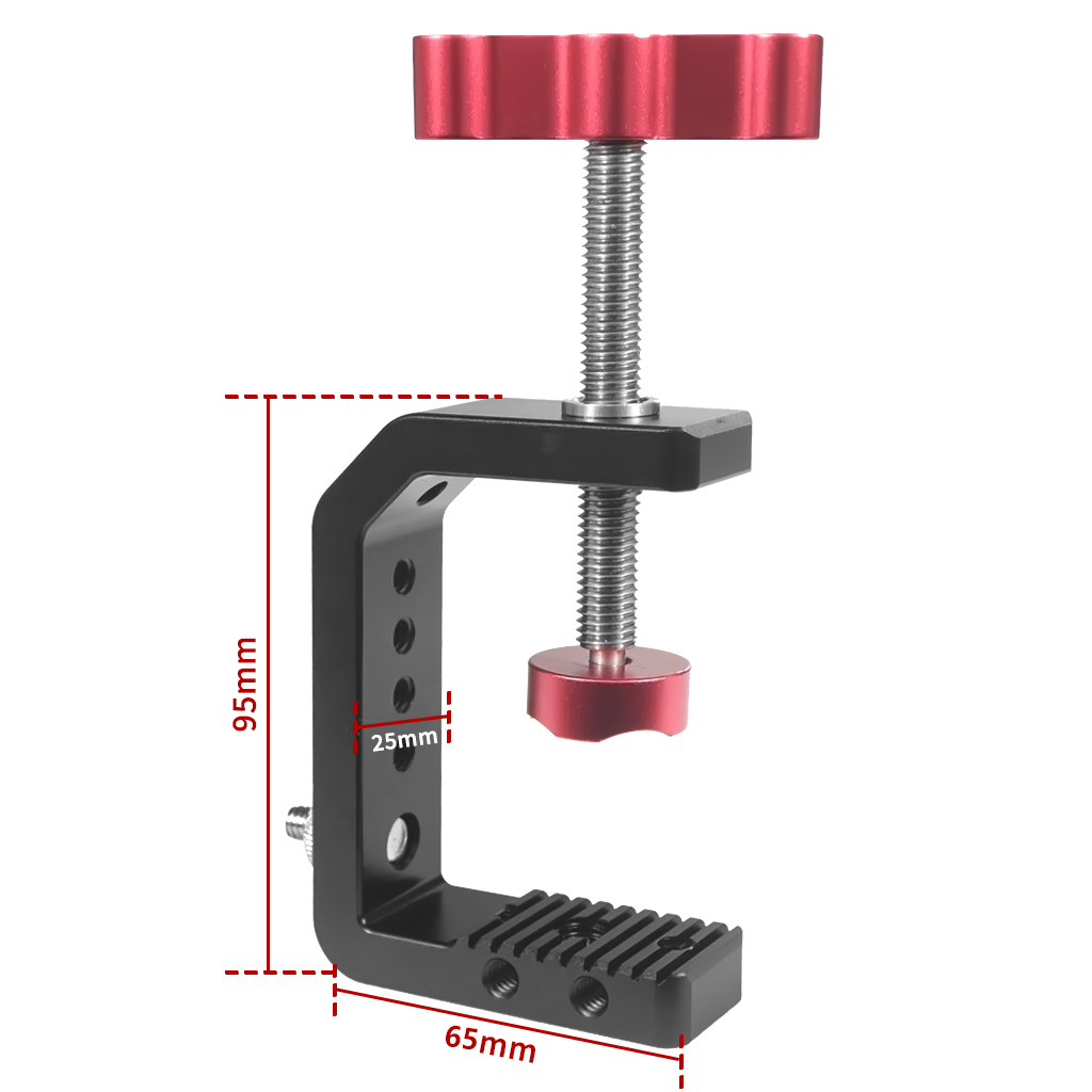 Zware-duty desktop C-type klem - Desk Setup Photo recensie en prijs