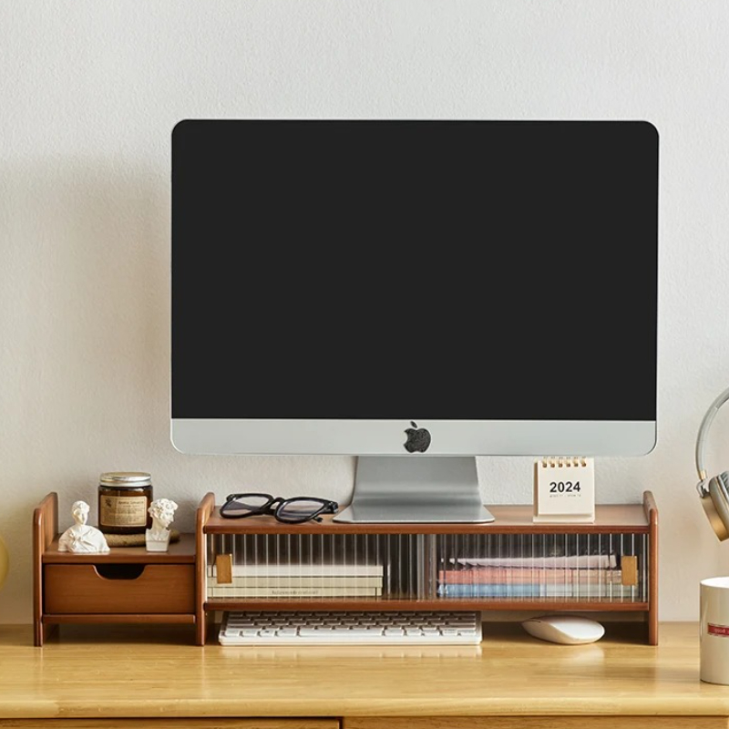 ‌ Monitorstandaard met lade-ve - Drawer Organizer Bamboo recensie en prijs
