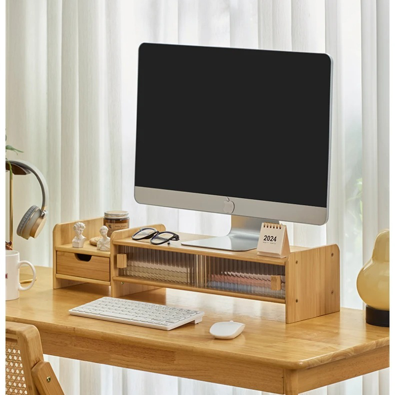 ‌ Monitorstandaard met lade-ve - Drawer Organizer Bamboo recensie en prijs