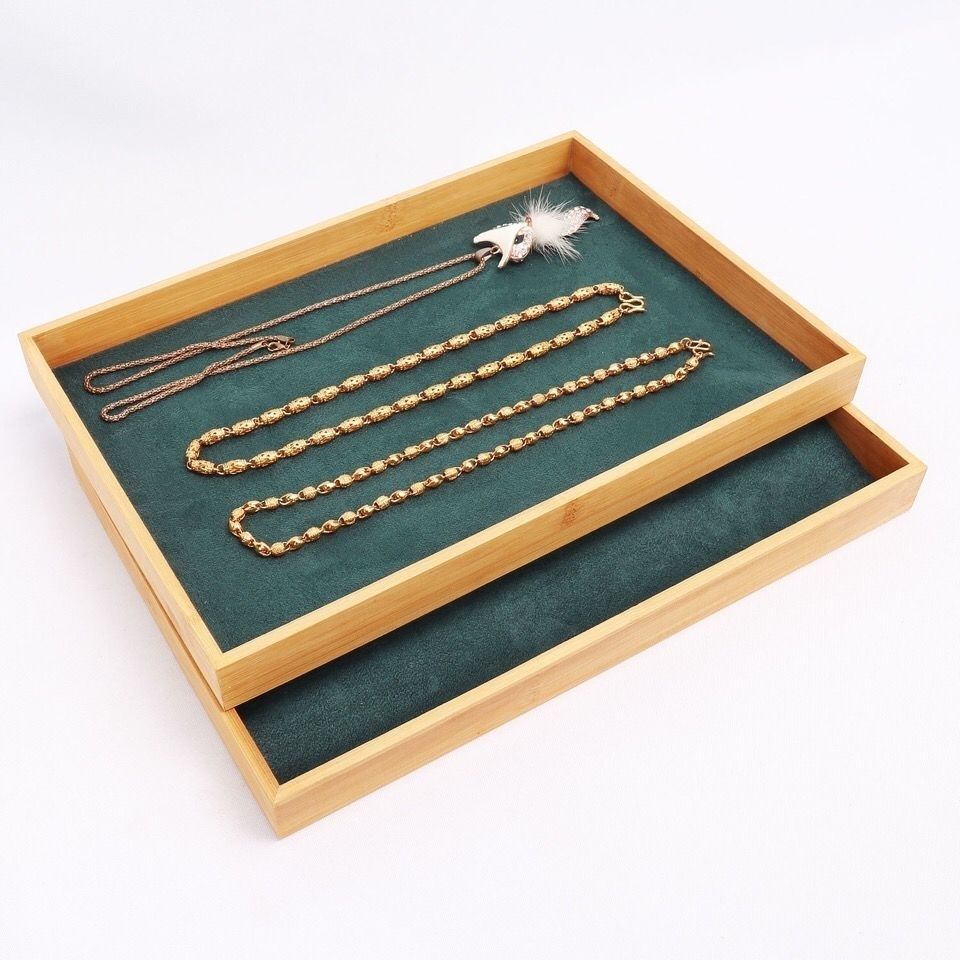 Donkergroen fluwelen bamboe si - Drawer Organizer Bamboo recensie en prijs