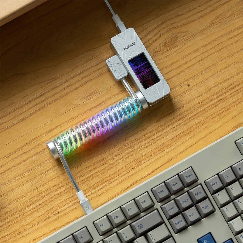 WINSHOP Aviation Plug Kabel Op - Desk Setup Keyboard recensie en prijs