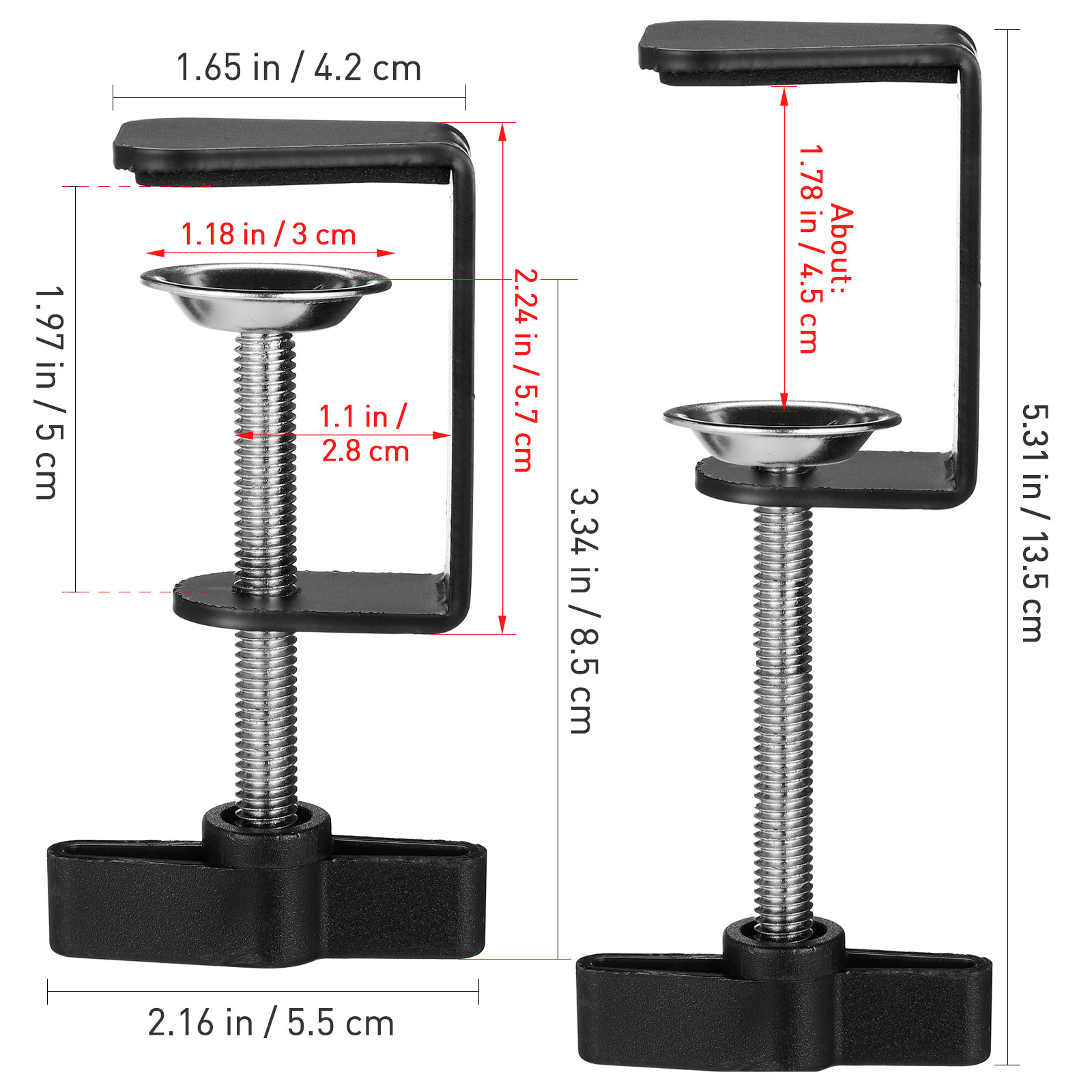 Stevige tafelklem met C-vorm v - Desk Setup With Mic recensie en prijs