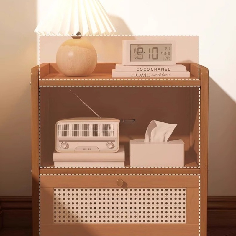 Nachtkastje met bamboe vloer,  - Drawer Organizer Bamboo recensie en prijs