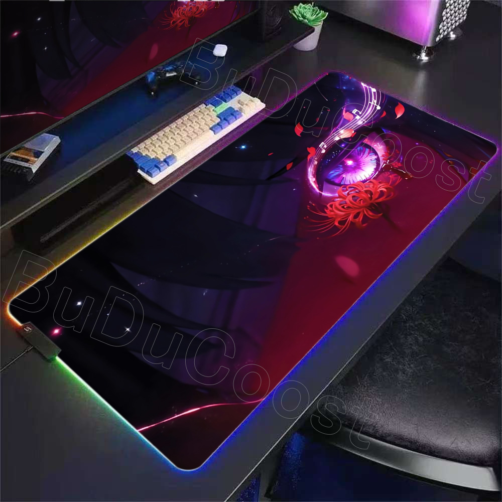 RGB-bureaumat Mooie Shorekeepe - Desk Setup Keyboard recensie en prijs