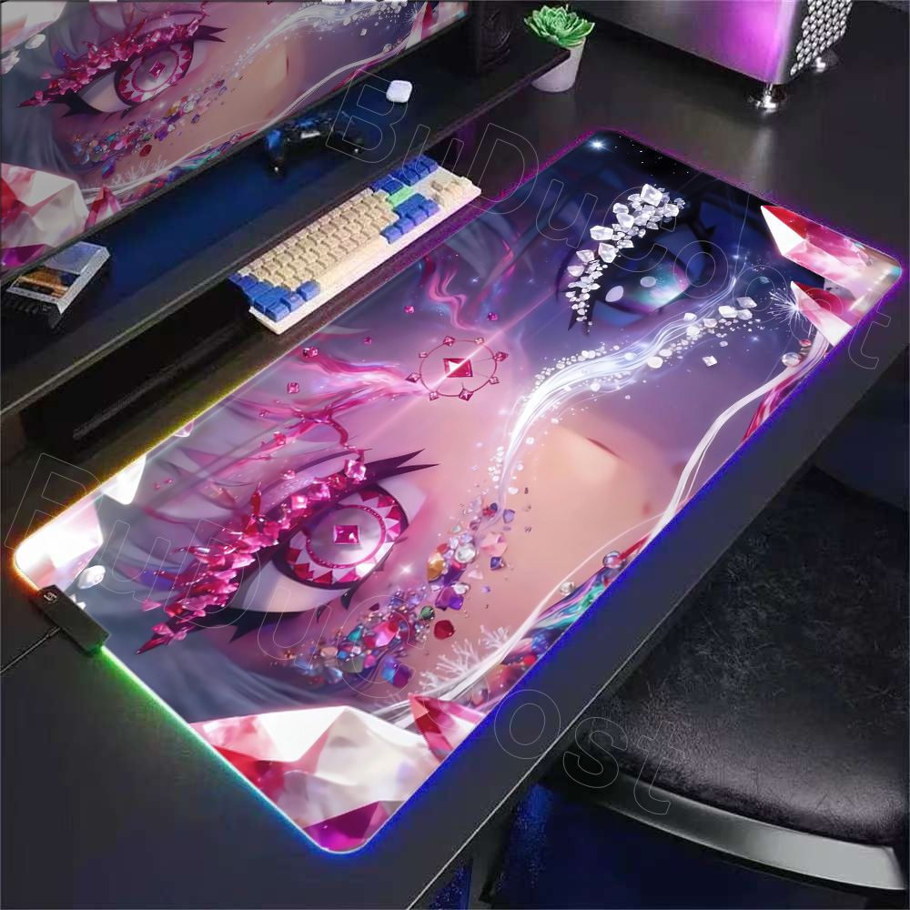 RGB-bureaumat Mooie Shorekeepe - Desk Setup Keyboard recensie en prijs