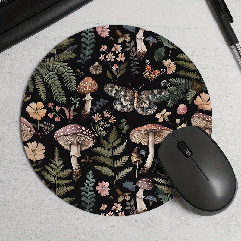 Ronde Forest Plant muismat Rub - Desk Setup Keyboard recensie en prijs