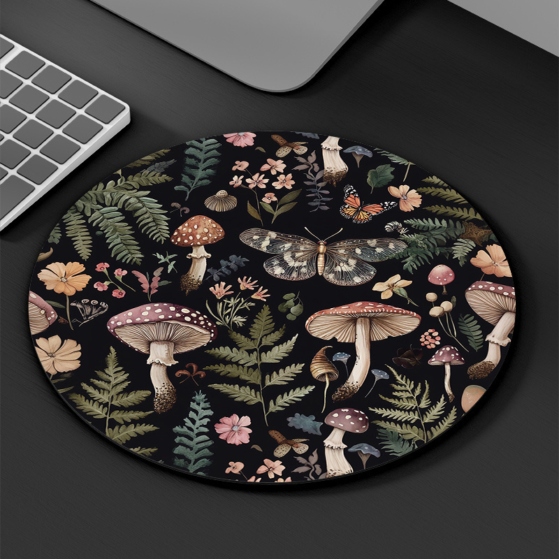 Ronde Forest Plant muismat Rub - Desk Setup Keyboard recensie en prijs
